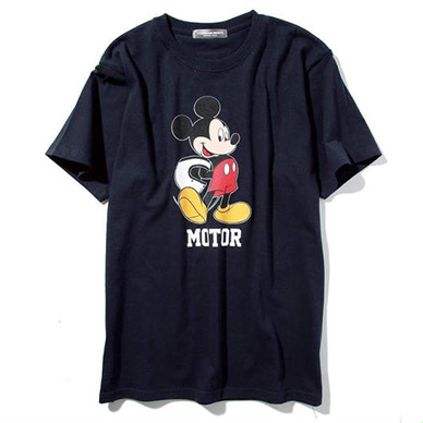 MOTOR MICKEY TEE Black